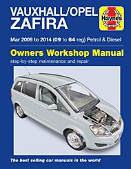 Vauxhall/Opel Zafira (Mar 09-14) 09 to 64 Haynes Repair Manual