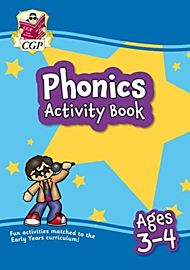 Phonics Activity Book for Ages 3-4 (Preschool)