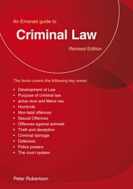 An Emerald Guide To Criminal Law