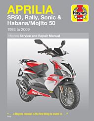 Aprilia SR50, Rally, Sonic & Habana/Mojito Scooters (93 - 09)