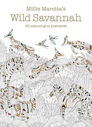 Millie Marotta's Wild Savannah postcard box