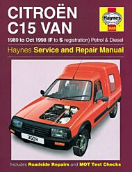 Citroen C15 Van Petrol & Diesel (89 - Oct 98) Haynes Repair Manual