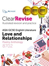 ClearRevise AQA GCSE English Literature: Love and relationships, Poetry Anthology 8702