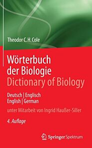 Woerterbuch der Biologie Dictionary of Biology