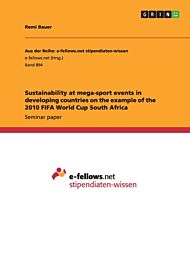 Sustainability at mega-sport events in developing countries on the example of the 2010 FIFA World Cu