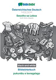 BABADADA black-and-white, OEsterreichisches Deutsch - Sesotho sa Leboa, Bildwoerterbuch - pukuntsu e