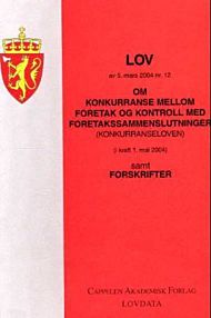 Lov om konkurranse mellom foretak og kontroll med foretakssammenslutninger (konkurranseloven) av 5. mars 2004 nr. 12