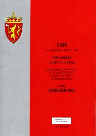 Lov om arkiv (arkivloven) av 4. desember 1992 nr. 126