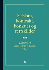 Selskap, kontrakt, konkurs og rettskilder