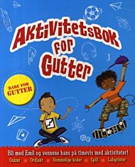 Aktivitetsbok for gutter. Bli med Emil og vennene hans på timevis med aktiviteter!