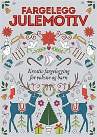 Fargelegg julemotiv. Kreativ fargelegging for voksne og barn