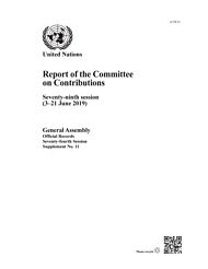 Report of the Committee on Contributions