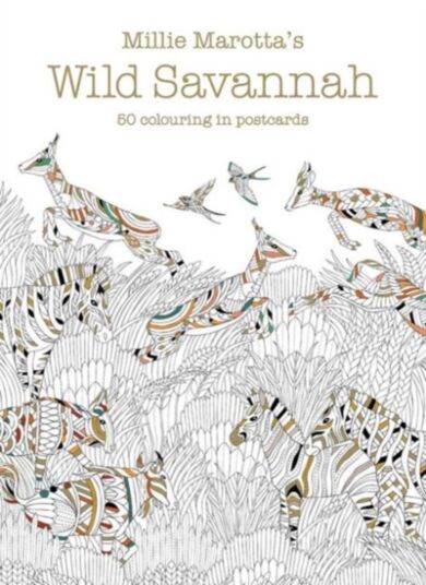 Millie Marotta's Wild Savannah postcard box