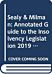 Sealy & Milman: Annotated Guide to the Insolvency Legislation 2019