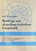 Beitrage zur skandinavistischen Linguistik