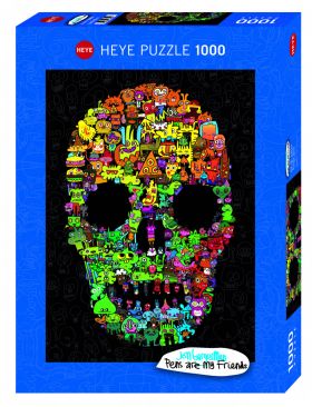 Puslespill 1000 Burgerman Skull Heye