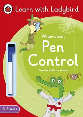 Pen Control: A Learn with Ladybird Wipe-Clean Activity Book 3-5 years