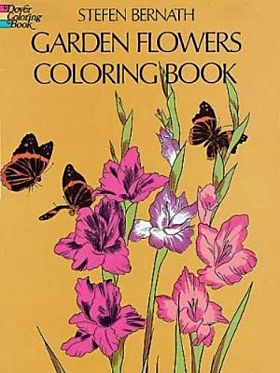 Garden Flowers Coloring Book