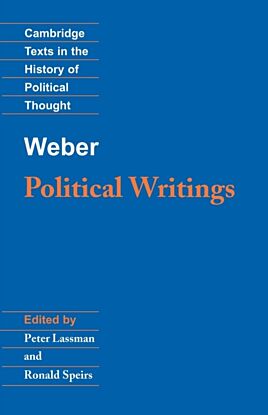 Weber: Political Writings