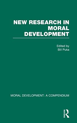 New Research in Moral Development