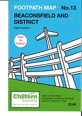 Chiltern Society Footpath Map No. 13 Beaconsfield and District