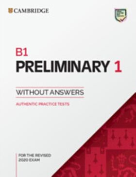 B1 Preliminary 1 for the Revised 2020 Exam Student's Book without Answers