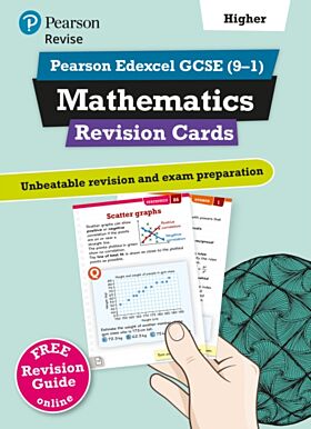 Pearson REVISE Edexcel GCSE Maths Higher Revision Cards (with free online Revision Guide) - 2023 and