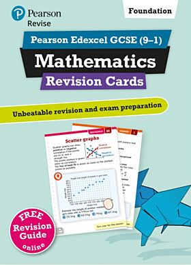 Pearson REVISE Edexcel GCSE Maths Foundation Revision Cards (with free online Revision Guide) - 2023