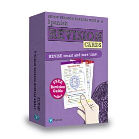 Pearson REVISE Edexcel GCSE Spanish Revision Cards (with free online Revision Guide): For 2024 and 2