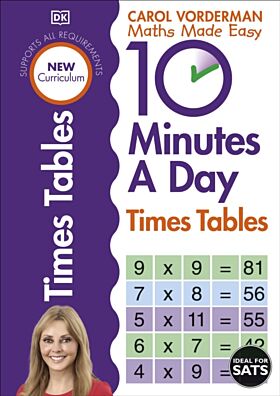 10 Minutes A Day Times Tables, Ages 9-11 (Key Stage 2)