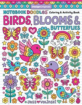 Notebook Doodles Birds, Blooms and Butterflies