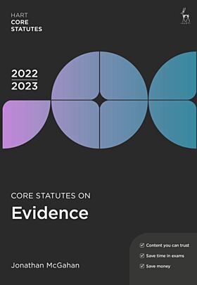 Core Statutes on Evidence 2022-23