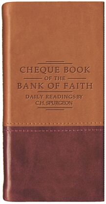 Chequebook of the Bank of Faith - Tan/Burgundy