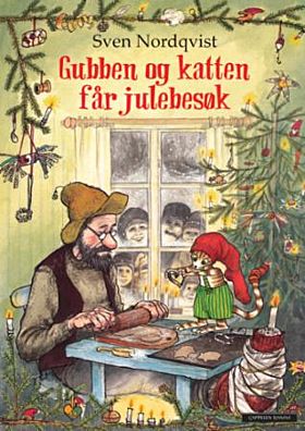 Gubben og katten får julebesøk