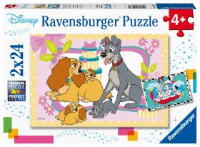 Puslespill 2 X24 Lady & Landstrykeren Ravensburger