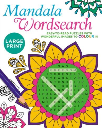 Large Print Mandala Wordsearch