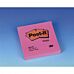 Post-it notatblokk 76x76mm 654 neonrosa