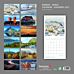 Kalender 2025 Norge 30X30cm