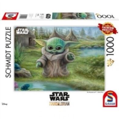 Disney Star Wars - 'The Mandalorian - Child's Play' by Thomas Kinkade 1000 Piece Schmidt Puzzle