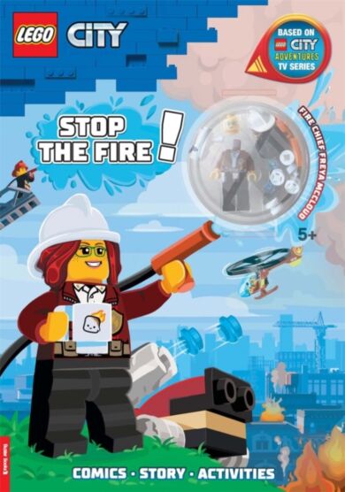 LEGO (R) City: Stop the Fire! Activity Book (with Freya McCloud minifigure and firefighting robot)