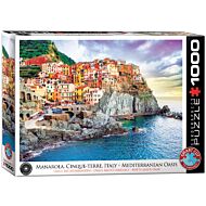 Puslespill 1000 Cinque Terre Italy Eurographics