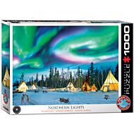 Puslespill 1000 Northern Lights Eurographics