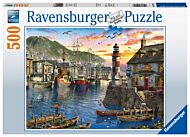 Puslespill 500 Morgen I Havnen Ravensburger