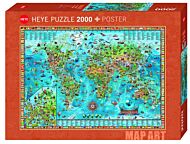 Puslespill 2000 Amazing World Heye