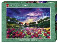 Puslespill 1000 Sundown Poppies Heye