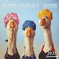 Kalender 2025 Funny Animals 30x30cm