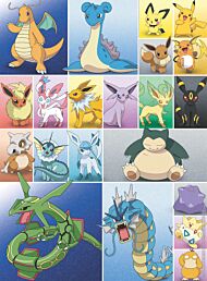 Puslespill 2 x 500 Pokemon Ravensburger