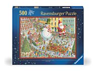 Puslespill 500 Her Kommer Julen Ravensburger