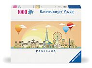 Puslespill 1000 Luftballong Paris Ravensburger