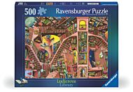 Puslespill 500 Bibliotek Ravensburger